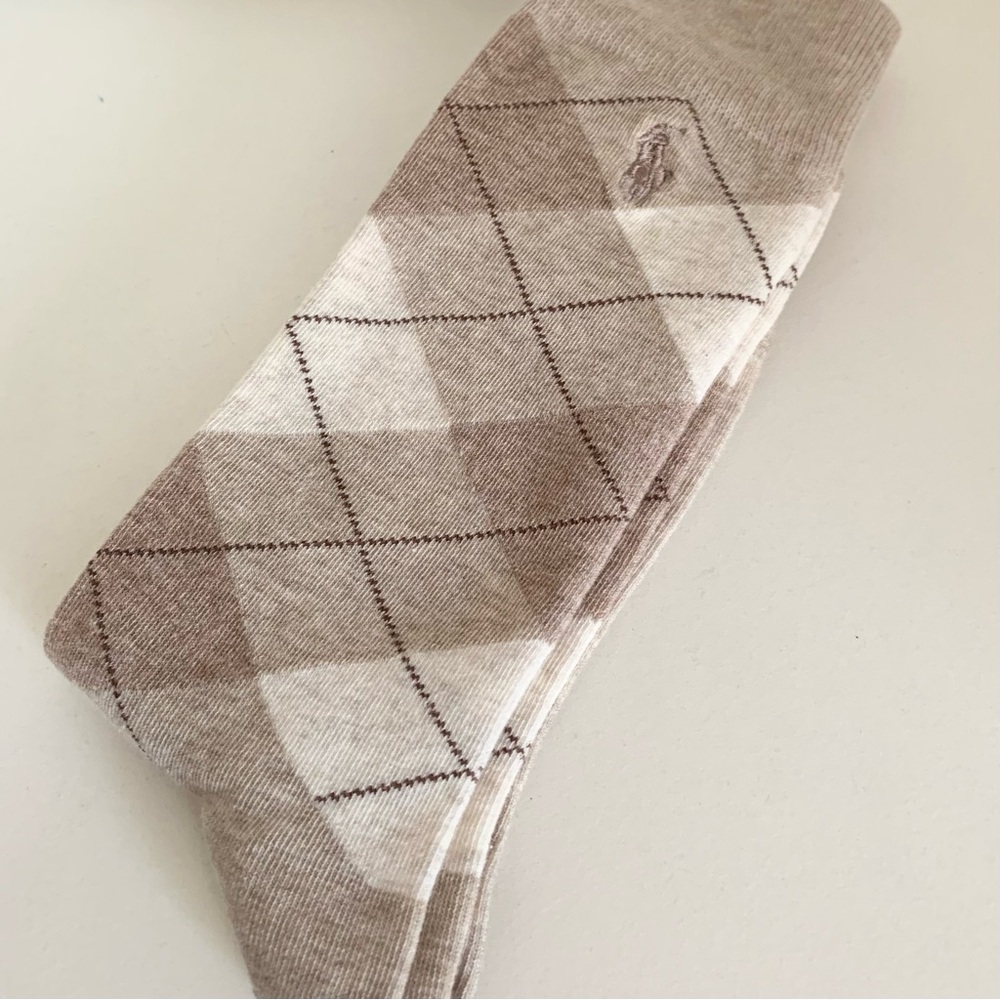 Hold Nwot Argyle Patterned Long Socks - image 4
